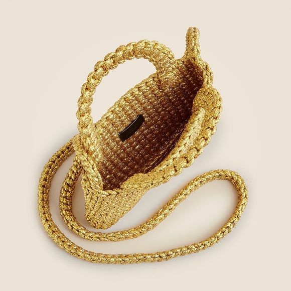 J.Crew Cadiz crossbody phone bag in metallic BZ545 - Picture 2 of 8